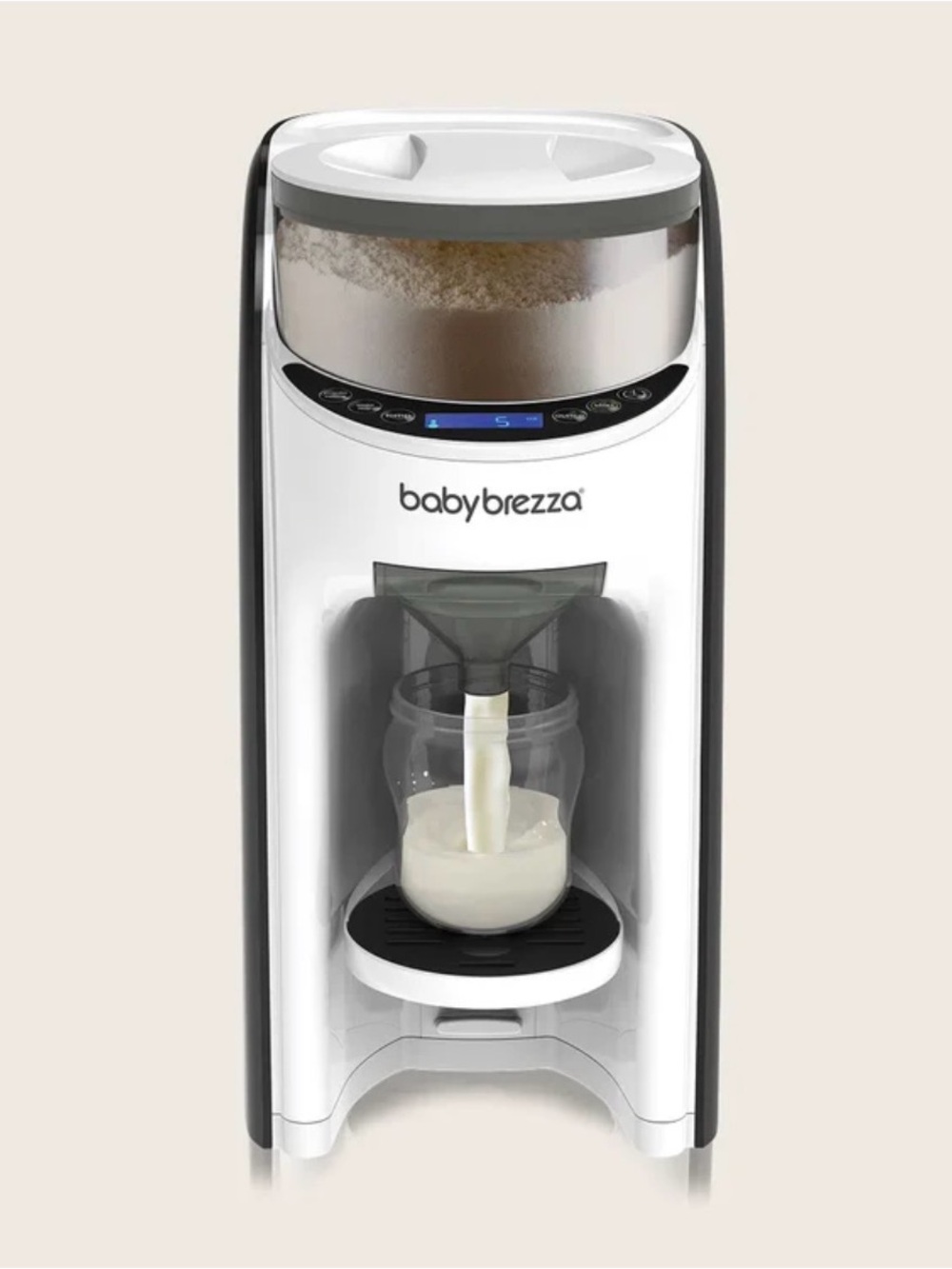 Baby Brezza Formula Dispenser in White – Easy One-Touch Preparation